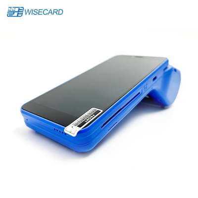 Dual Camera Android Terminal POS portátil T80 com impressão digital