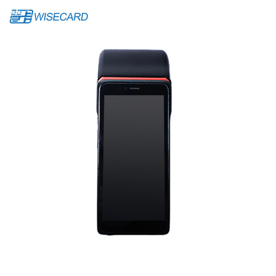 NFC Android POS WiFi 4G Black Bank com bateria de 5000mAh e memória de 8GB
