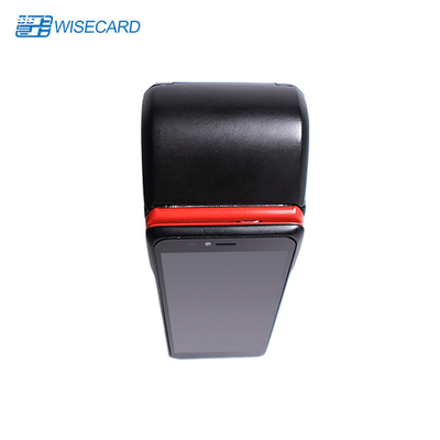 NFC Touchscreen Android POS Terminal com 5000mAh Bateria 1GB 8GB Memória