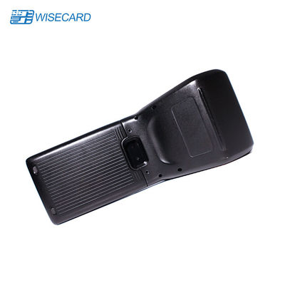 Terminal Android POS com tela sensível ao toque biométrico com impressora térmica e leitor de listras magnéticas