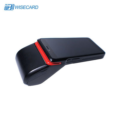 5000mAh Quad Core Android 12.0 POS Terminal com impressão digital e impressora térmica