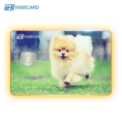 Cartões de Membro LED Personalizados com Brilho nas Bordas e NFC