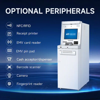 Wisecard WCT-D10 Máquina multifuncional de caixas eletrônicos inteligente All-in-one Serviço de pagamento de contas