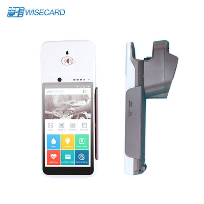 Terminal biométrico da posição de Android 7,0, máquina portátil da posição com impressora Built In Battery