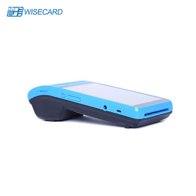 4 máquina Handheld MTK MT8735 da posição de PSAM 5800mAh com impressora de papel