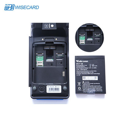 Terminal Handheld 4 PSAM da posição de EMV PBOC Android 4G com impressora térmica