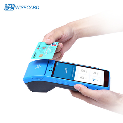 PCI 5800mAh do terminal da posição de PBOC EMV 5M Pixel Touch Screen Handheld