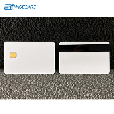 Branco EMV Chip Cards HiCo de WCT SLE4442 2 cartões vazios da listra magnética