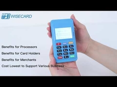 Terminal portátil Wisecard do pagamento de PCI PTS MPOS Android para o cartão de IC